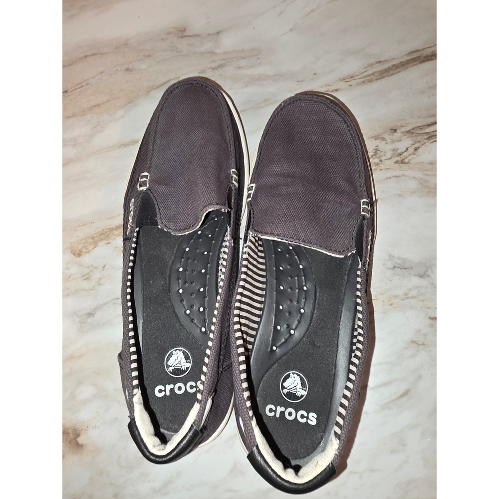 Crocs Mens Boat Shoe Slip On Loafer Casual Comfort